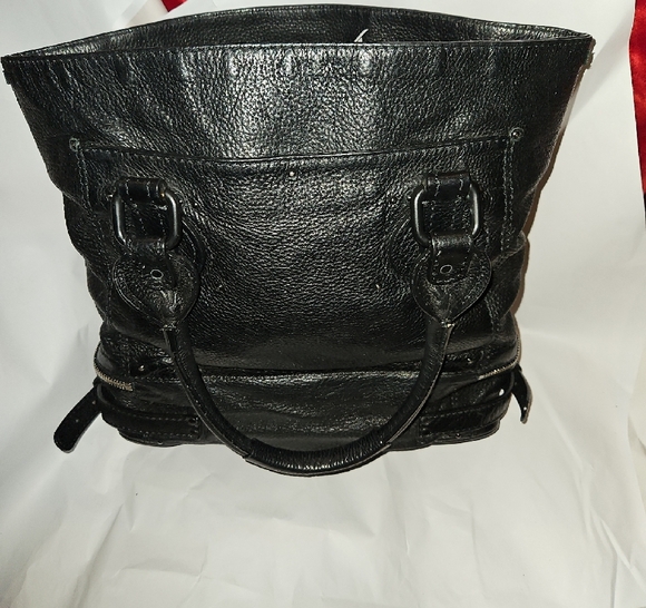 Chloe Black Leather Tote Bag - Picture 3 of 8